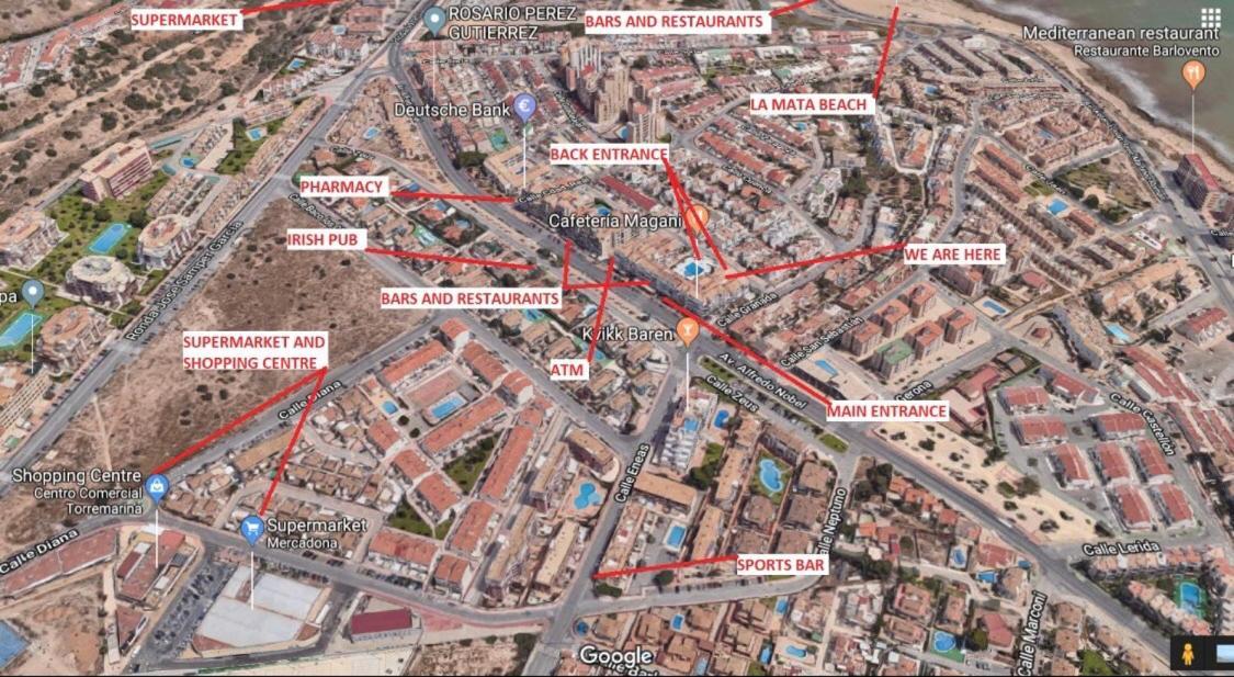 Apartment With Pool & Balcony Less Than 10Min Walk To La Mata Beach! Torrevieja Buitenkant foto